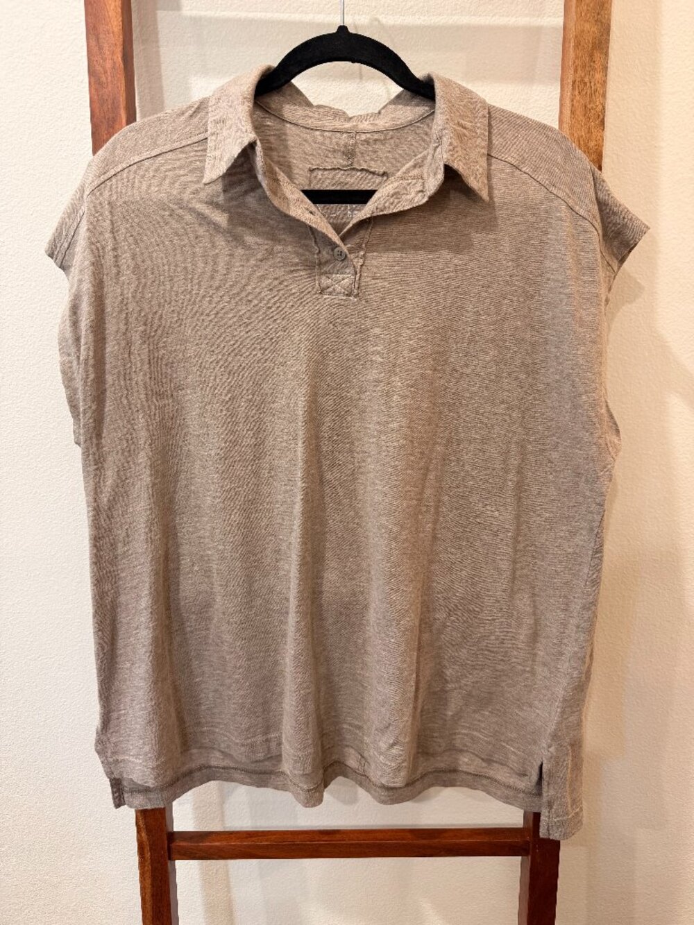 Aerie Happiest Oversized Polo T-Shirt - size M - NWT